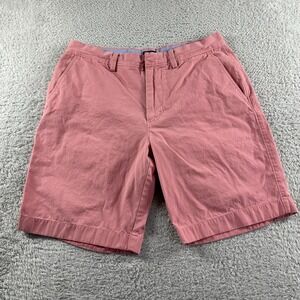 J.Crew Gramercy Shorts Mens 32 Pink Chino Cotton 9" Preppy Golf‎ Summer Vacation